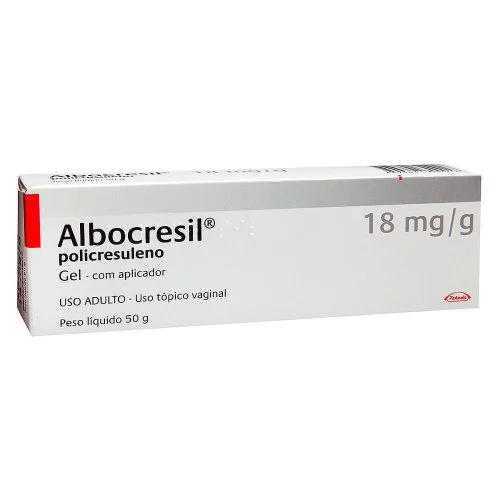 Albocresil gel (policresuleno) com aplicador