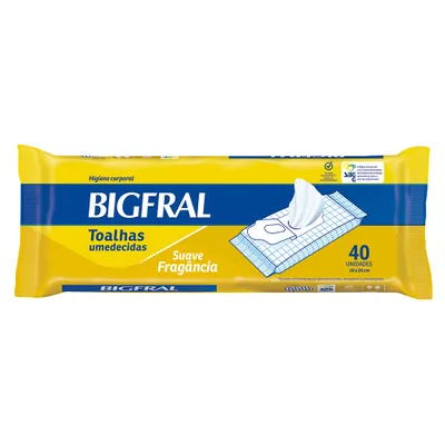 Toalhas Umedecidas Biofral - 40 unidades